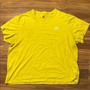 Nike Yellow Short Sleeve Tee
